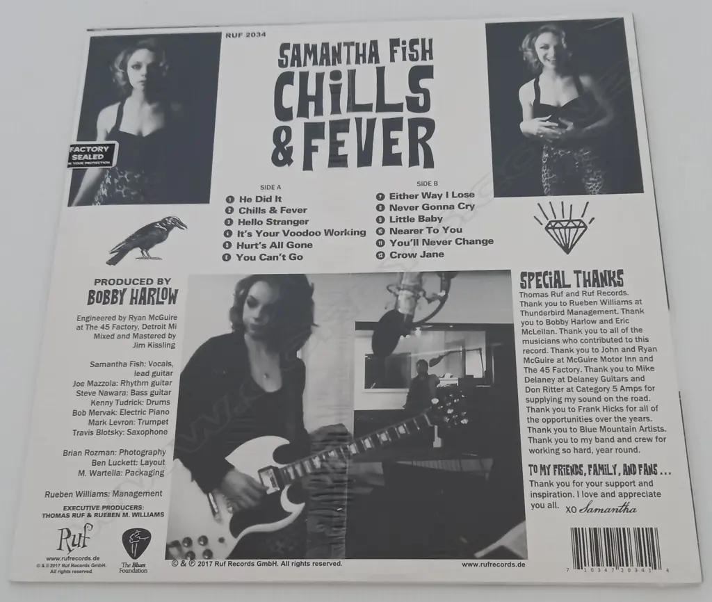 Samantha Fish, Chills & Fever, (Sealed Album) Image 1++